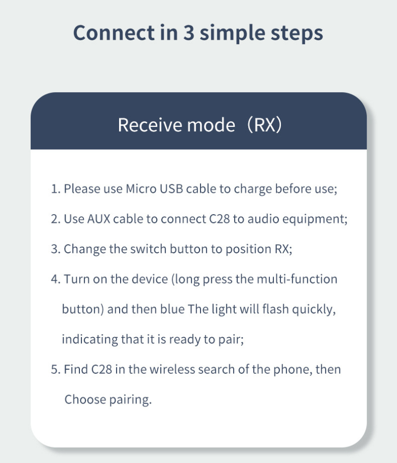 2 In 1 Wireless Adapter Bluetooth 5.0 Receiver Transmitter